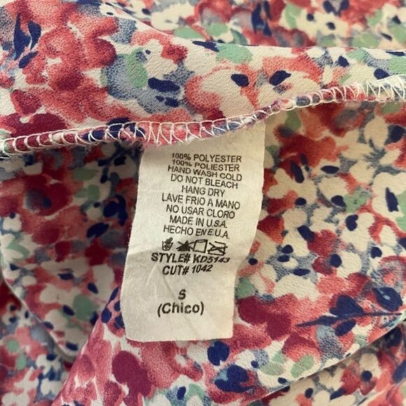 Pink Floral Print Sweetheart High Low Light Dress - Picture 4 of 7